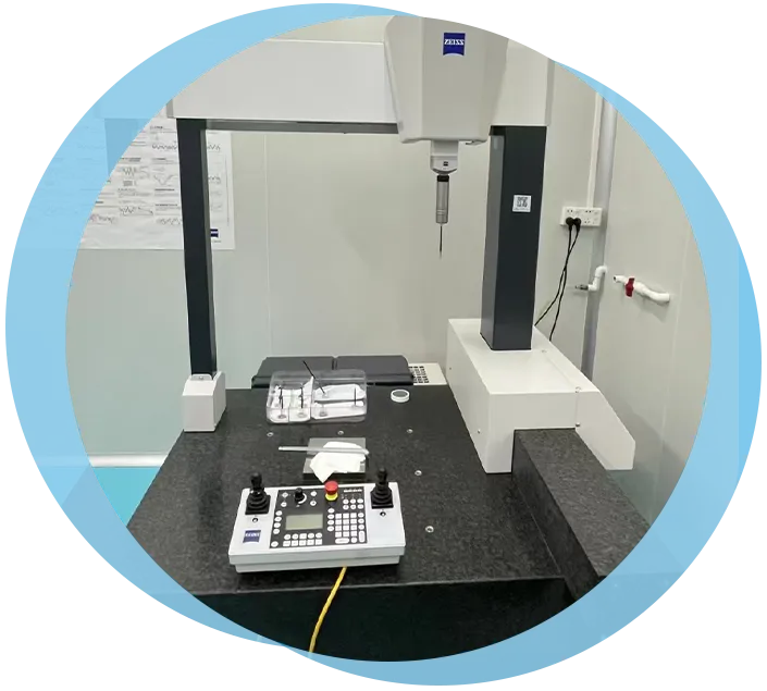 Yishun Optical quality inspection lab with Mitutoyo Crysta-Apex S500 CMM