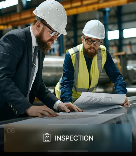 Factory quality control inspection processes