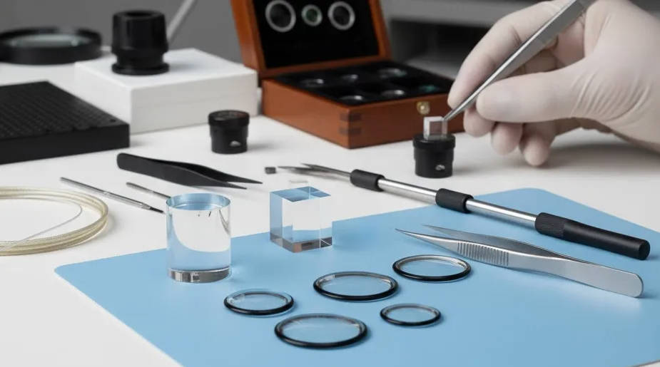 Sapphire vs glass polishing comparison for optical components at YISHUN