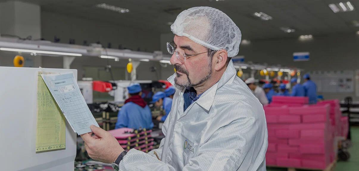 Factory audit inspection with quality control processes
