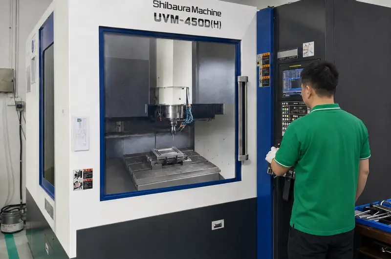Smart home device mold core precision machining at Yishun Optical workshop
