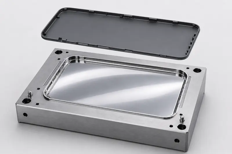 Complex geometry mold core for smart home device housing