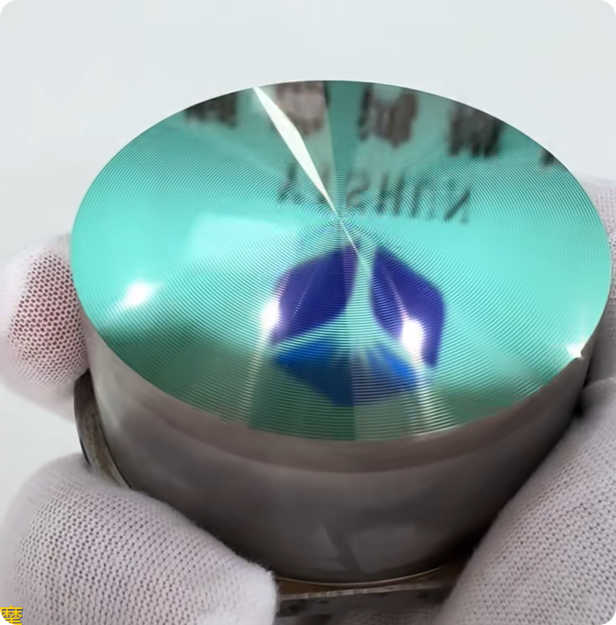 Ultra-precision Fresnel lens mold core with fine micro-groove structure