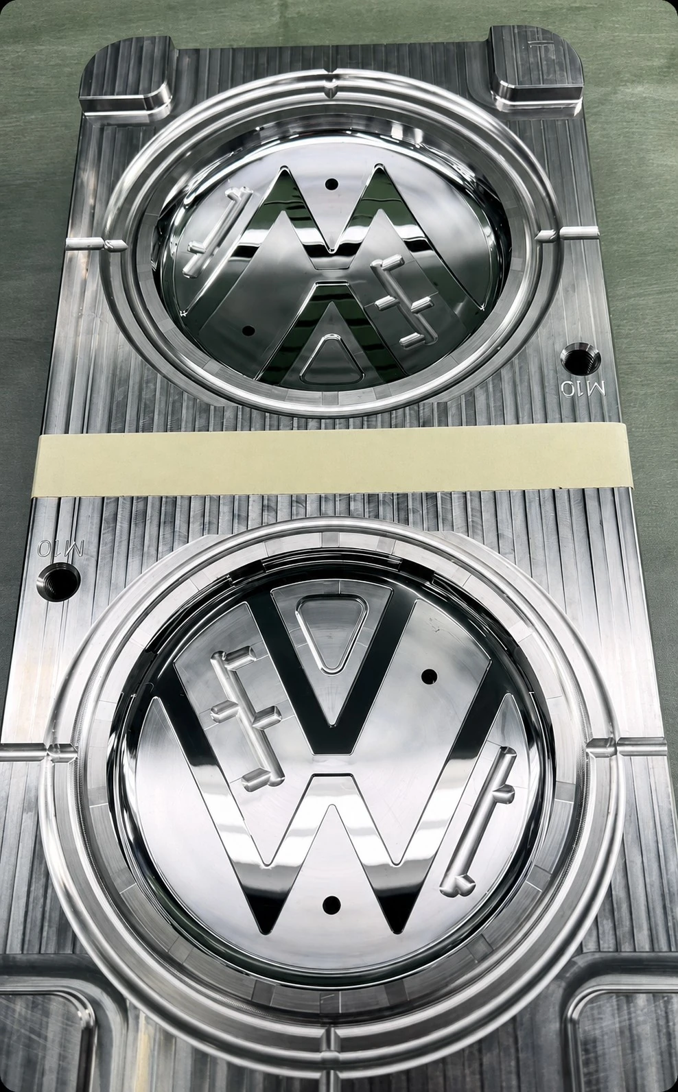 Automotive emblem mold insert detail