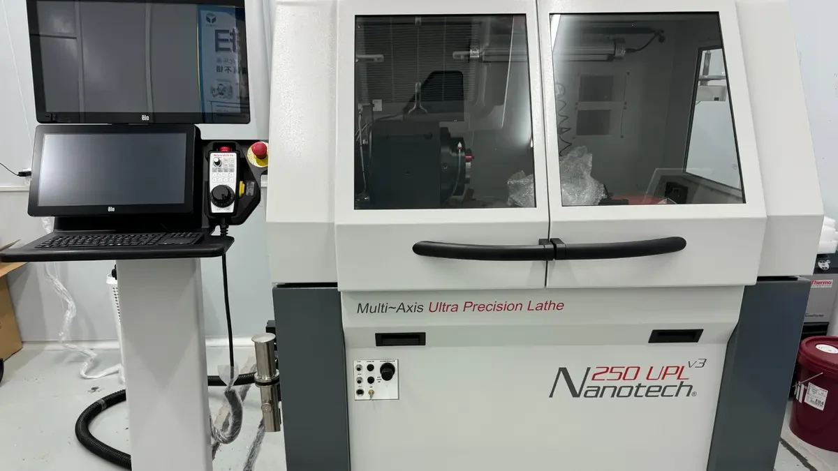 Real Moore Nanotech diamond turning equipment at YISHUN