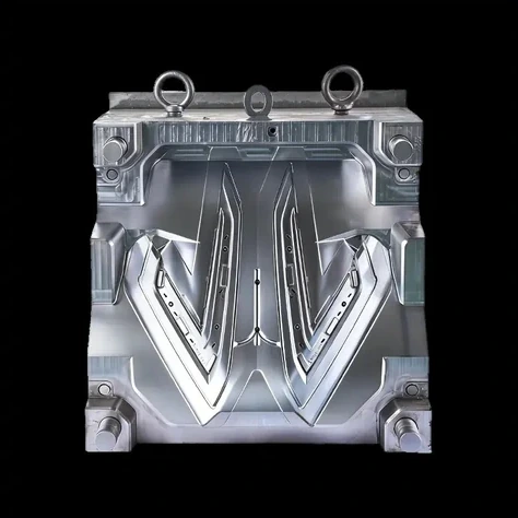 Reflective automotive tail light mold insert