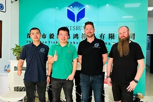Yishun Optical team with visiting partner