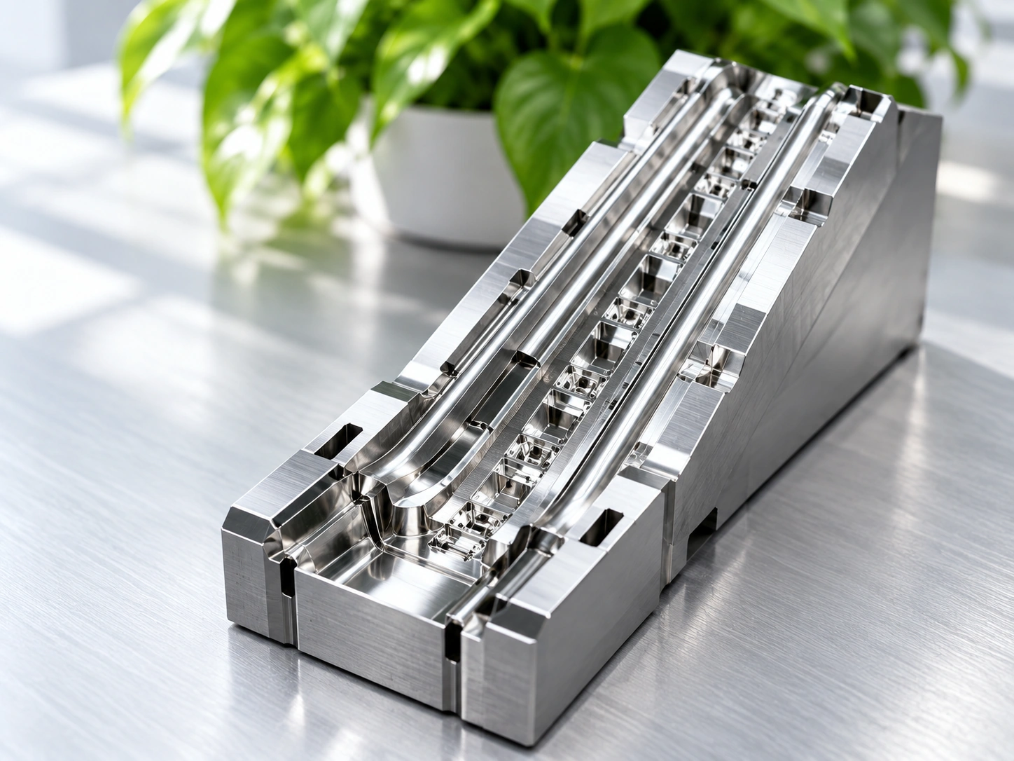 narrow groove mold insert