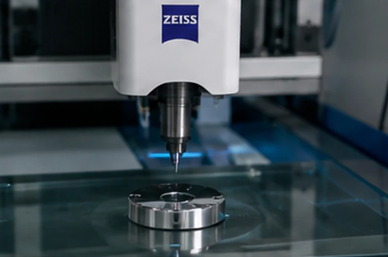 ZEISS dimensional inspection of a precision mirror mold insert after finishing at Yishun Optical