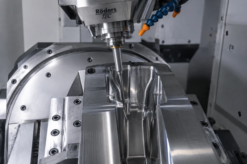 5 axis machining for deep cavity mold insert