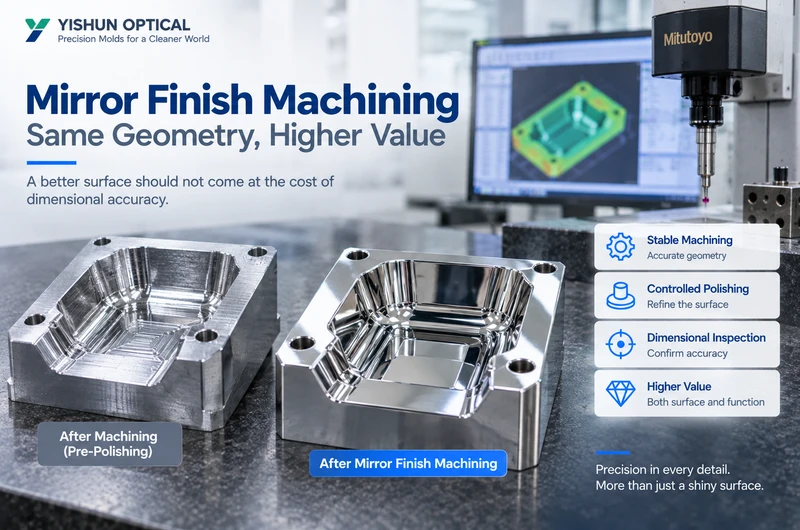 mirror finished mold insert dimensional verification