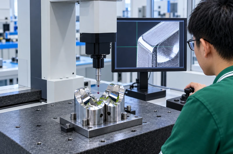 controlled mirror polishing for mold insert edges
