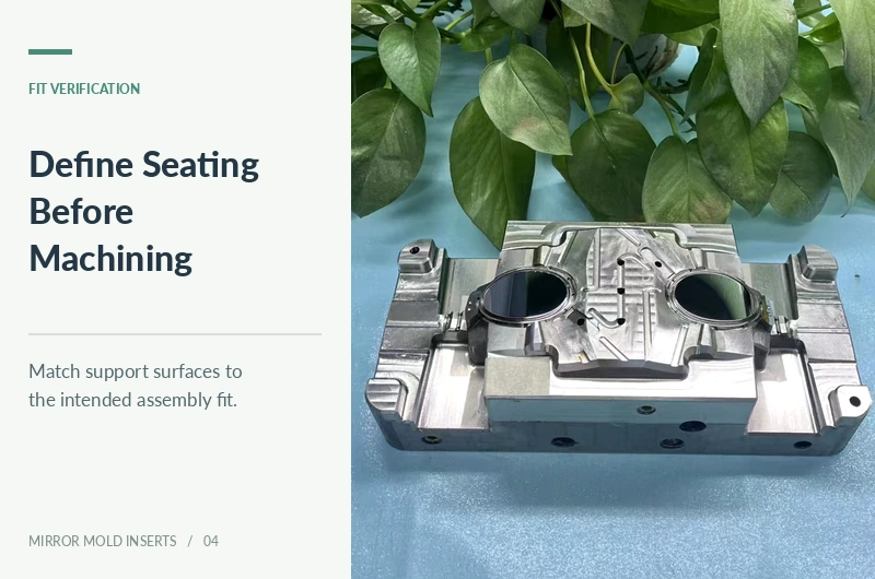 Mirror Mold Insert Seating Features