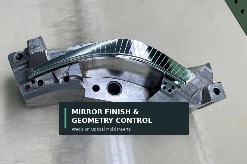 Precision Optical Mold Insert with Mirror Finish