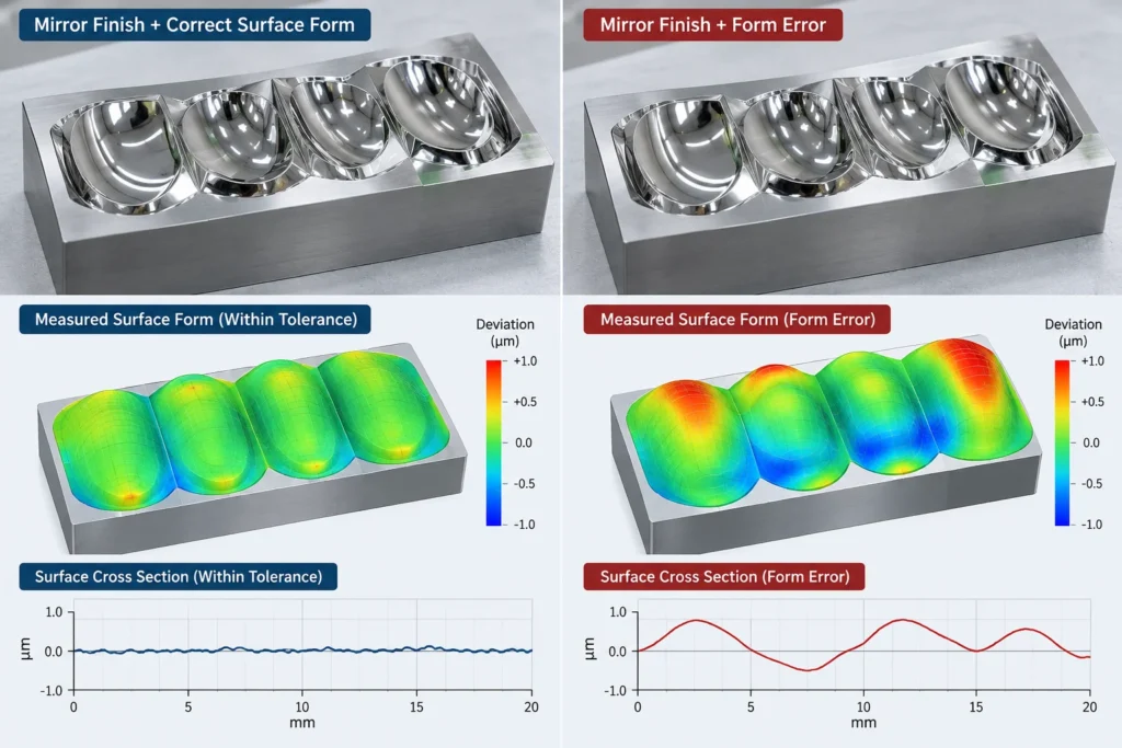 Surface Form Accuracy Comparison